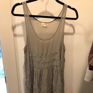 Free People slip dress in moss color, Small